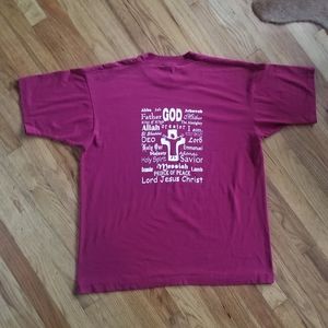 Vintage 1990's single stich Best Fruit of the Loom Michigan Lutheran College Tee